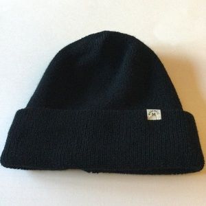 MADEWELL RECYCLED COTTON BLEND BEANIE BLACK NWOT